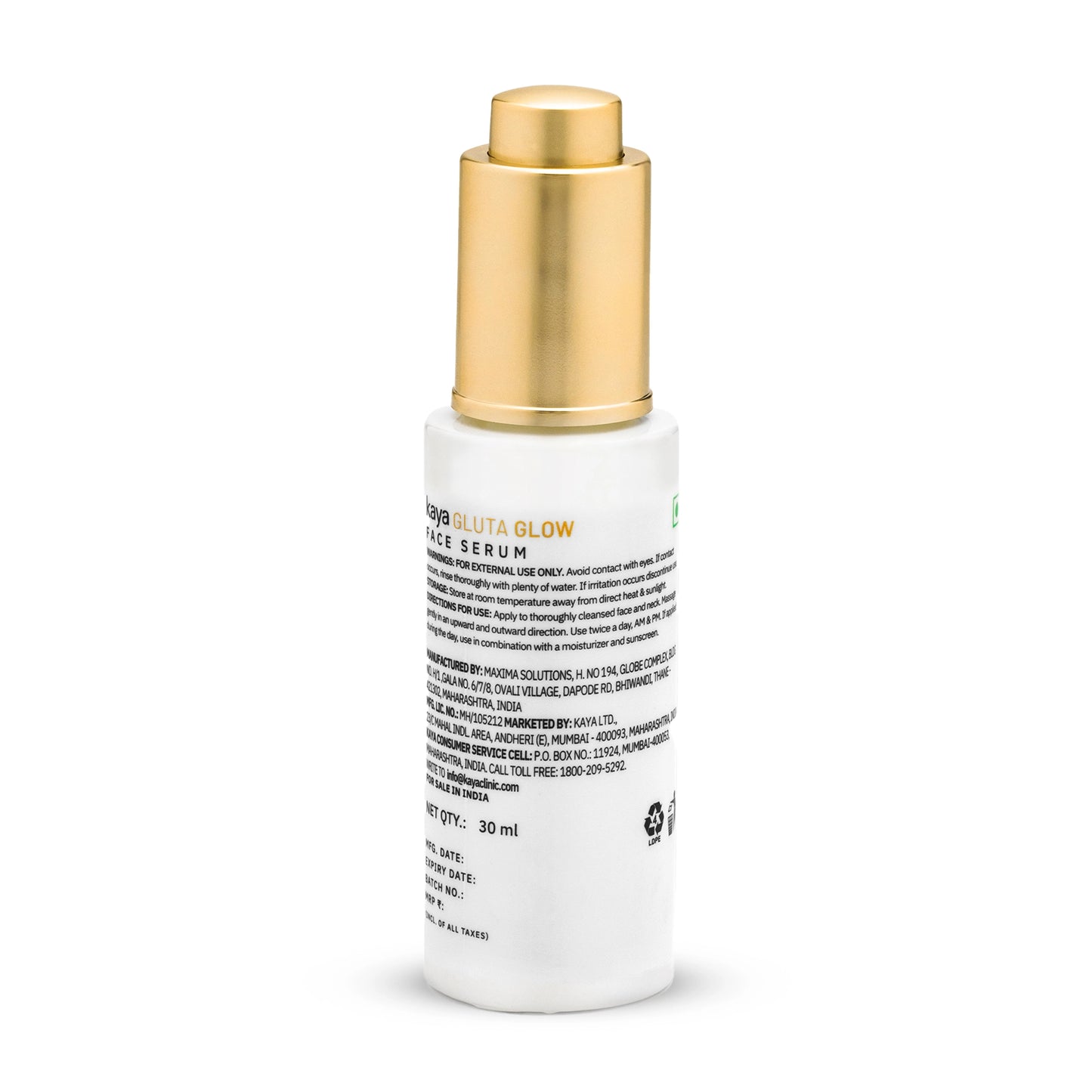 Gluta Glow Face Serum | Hyperpigmentation Reducing Face Serum 30ml