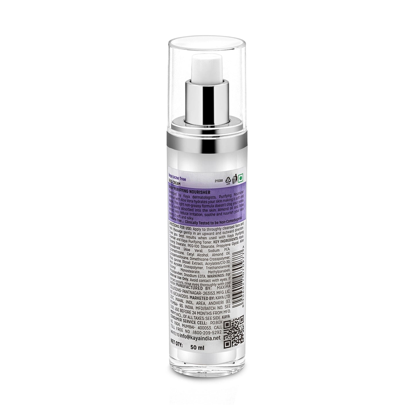 Purifying Nourisher | Hydrating & Acne Control Face Cream 50ml