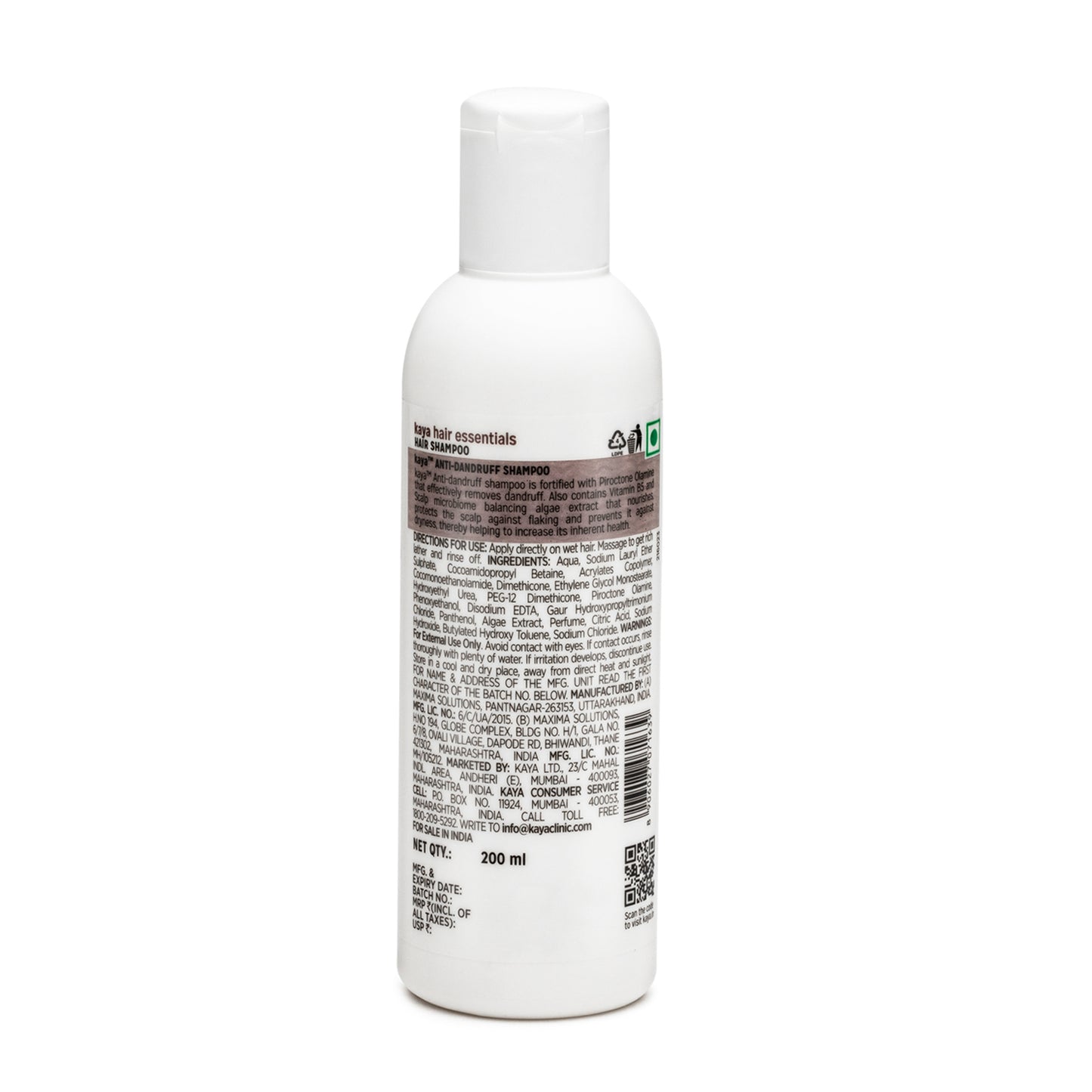 Anti Dandruff Shampoo | Clarifying & Hydrating Hair Shampoo 200 ml