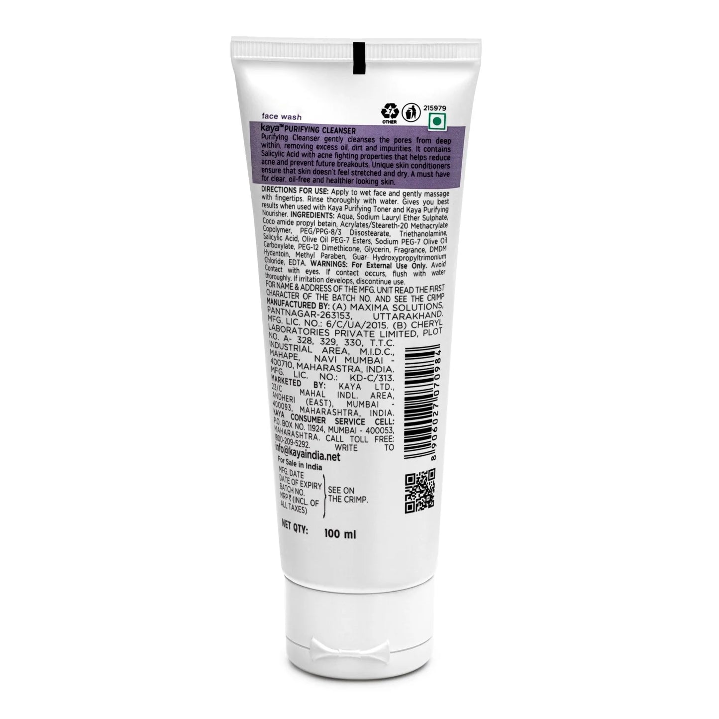 Purifying Cleanser + Anytime Moisturizing cream