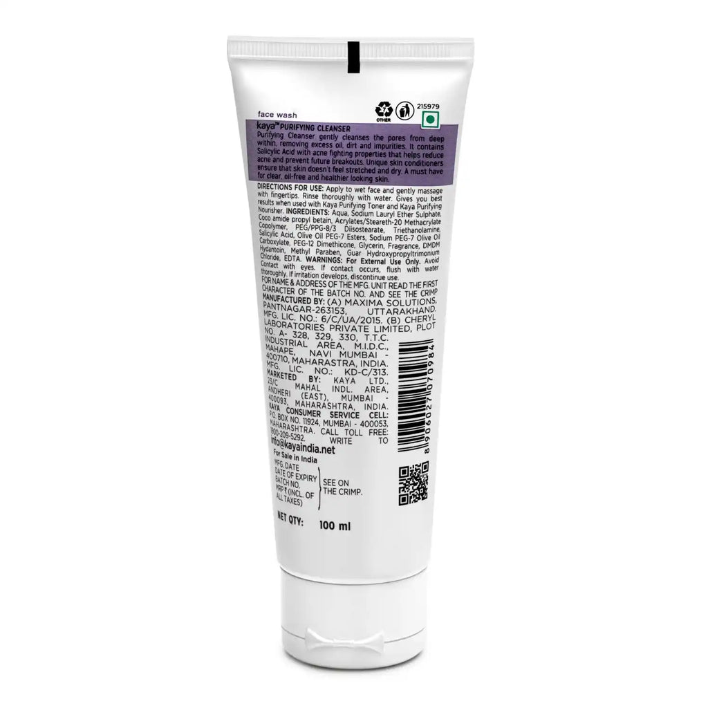 Salicylic Acid Purifying Cleanser | Acne Control Face Cleanser 100ml