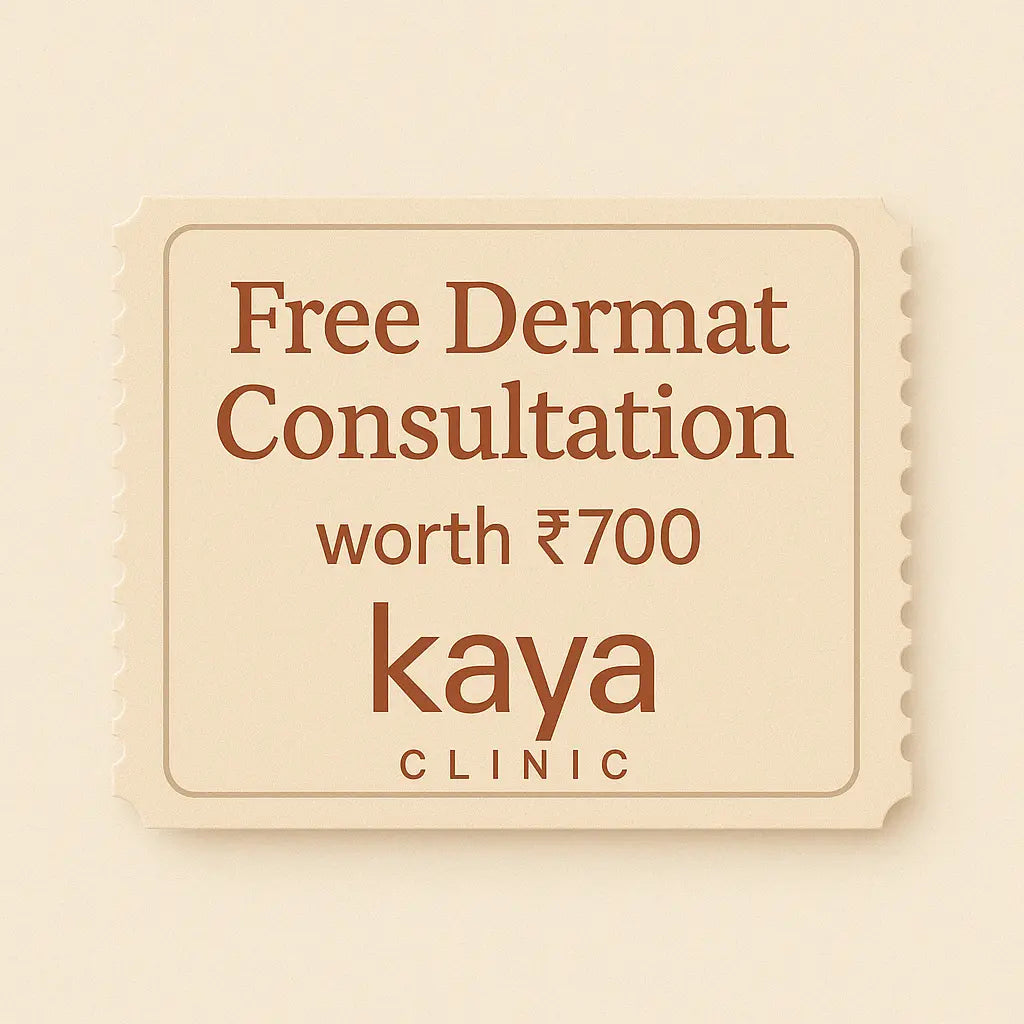 Free Dermat Consultation on orders above Rs 1999