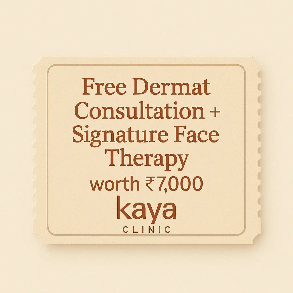 Free Dermat Consultation + Signature Face Therapy on orders above Rs 3999