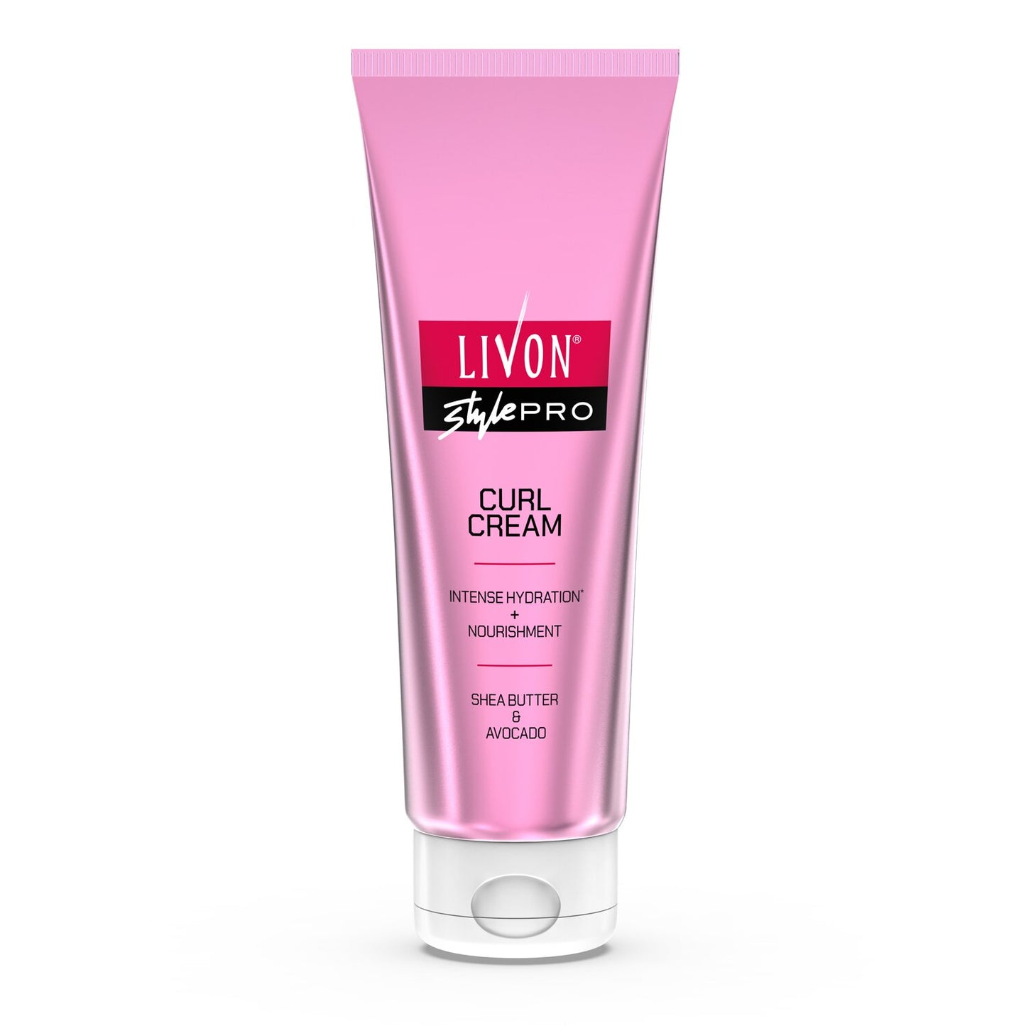 Livon Style Pro Curl Cream | Intense Hydration & Nourishment |Shea Butter & Avocado | Curly, Coily & Wavy Hair | 100ml