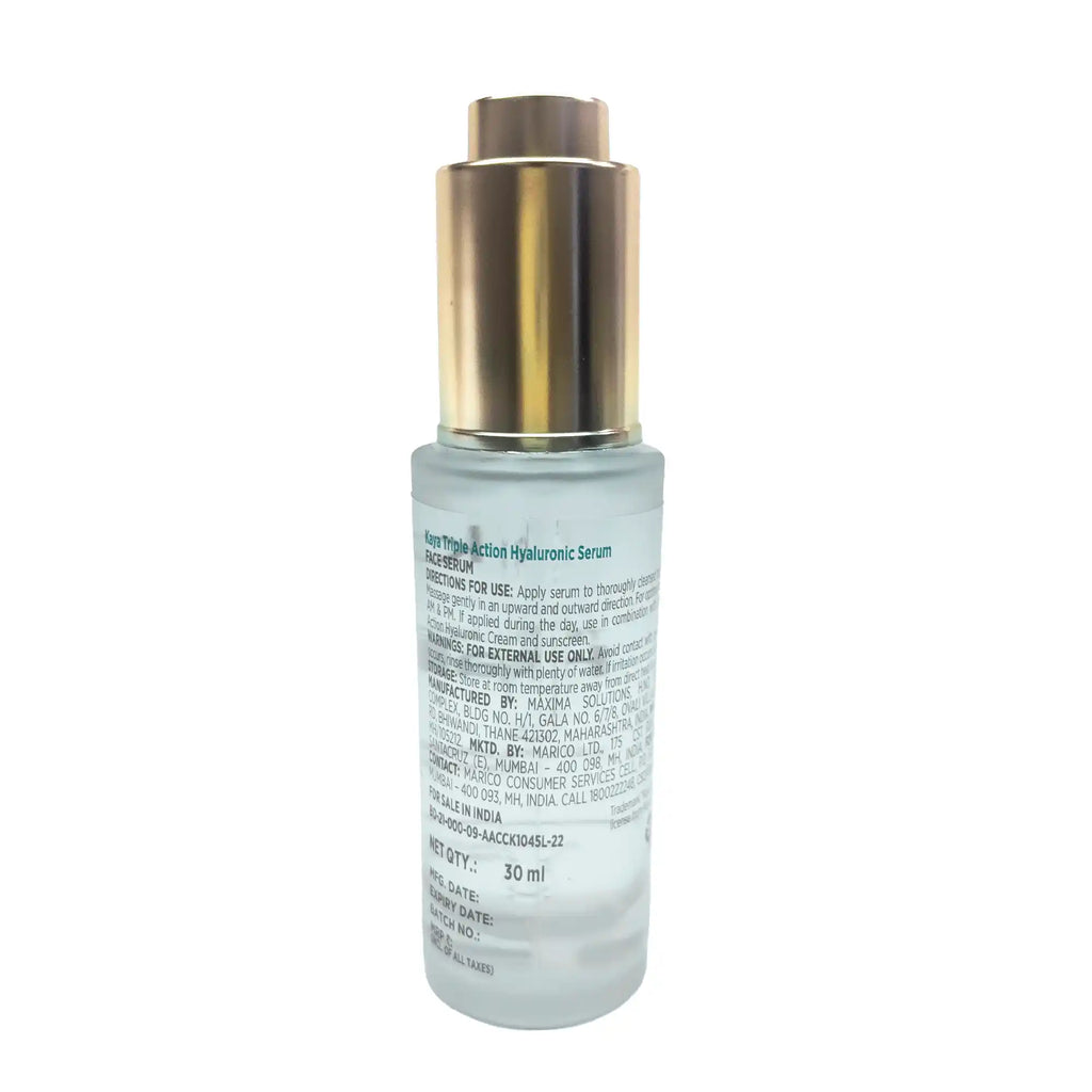 Triple Action Hyaluronic Acid Serum | Face Serum for Dry Skin  30ml