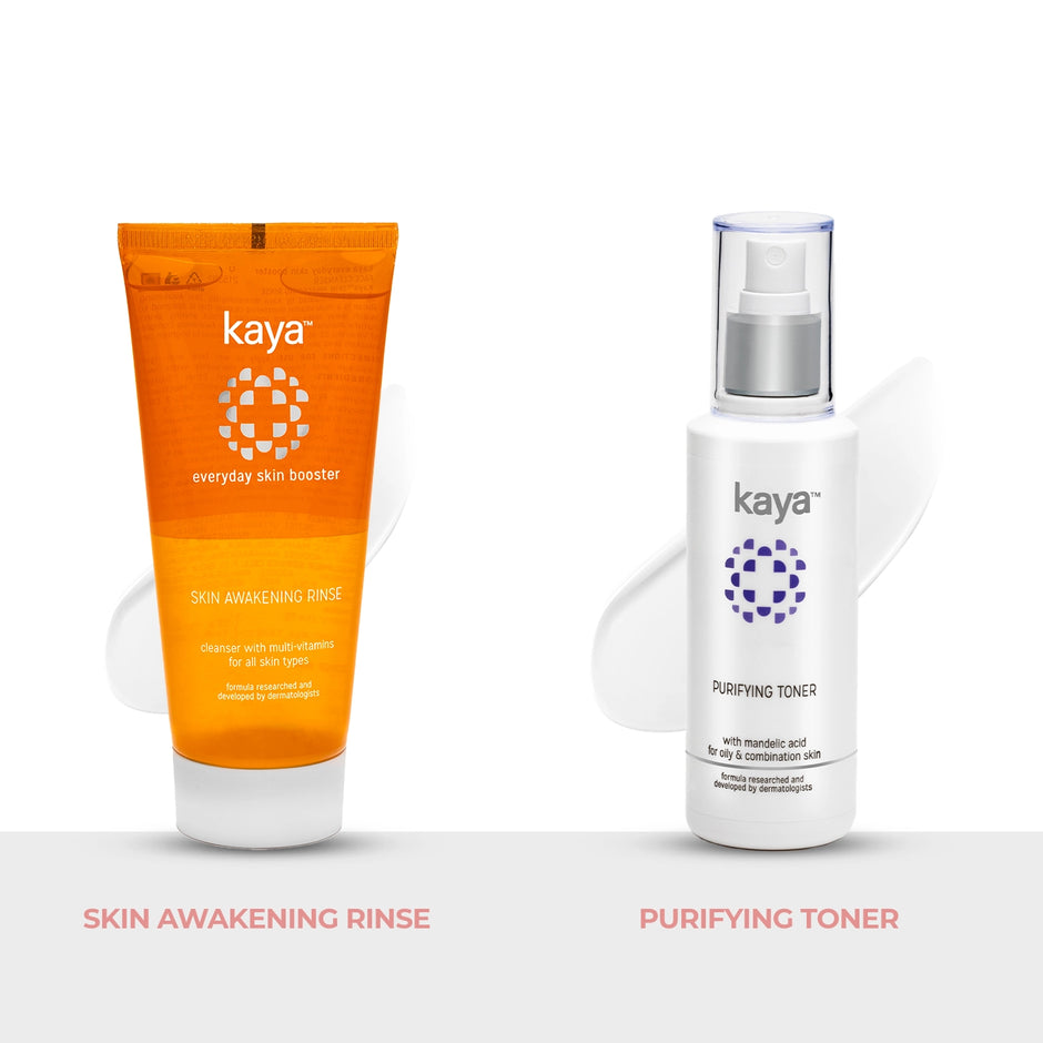 Skin Awakening Rinse + Purifying Toner Combo