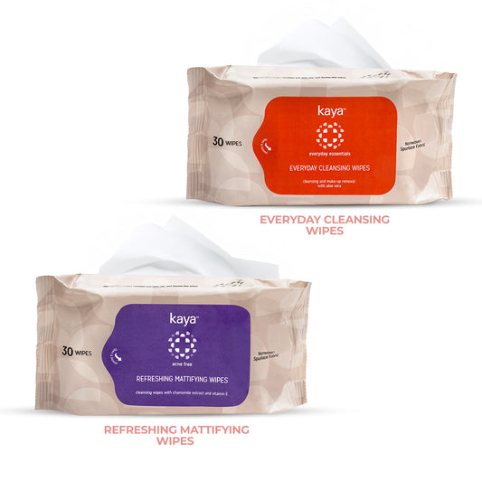 Take The Day Off Combo | Cleansing Wipes for Fresh & Matte Skin