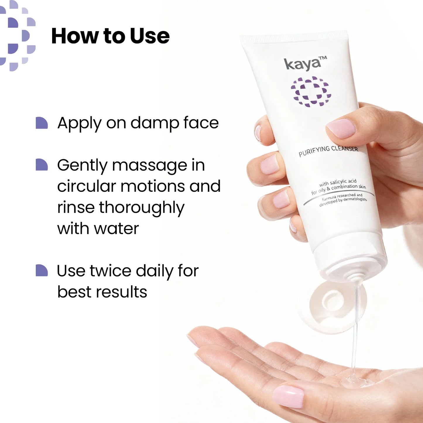 Salicylic Acid Purifying Cleanser | Acne Control Face Cleanser 100ml